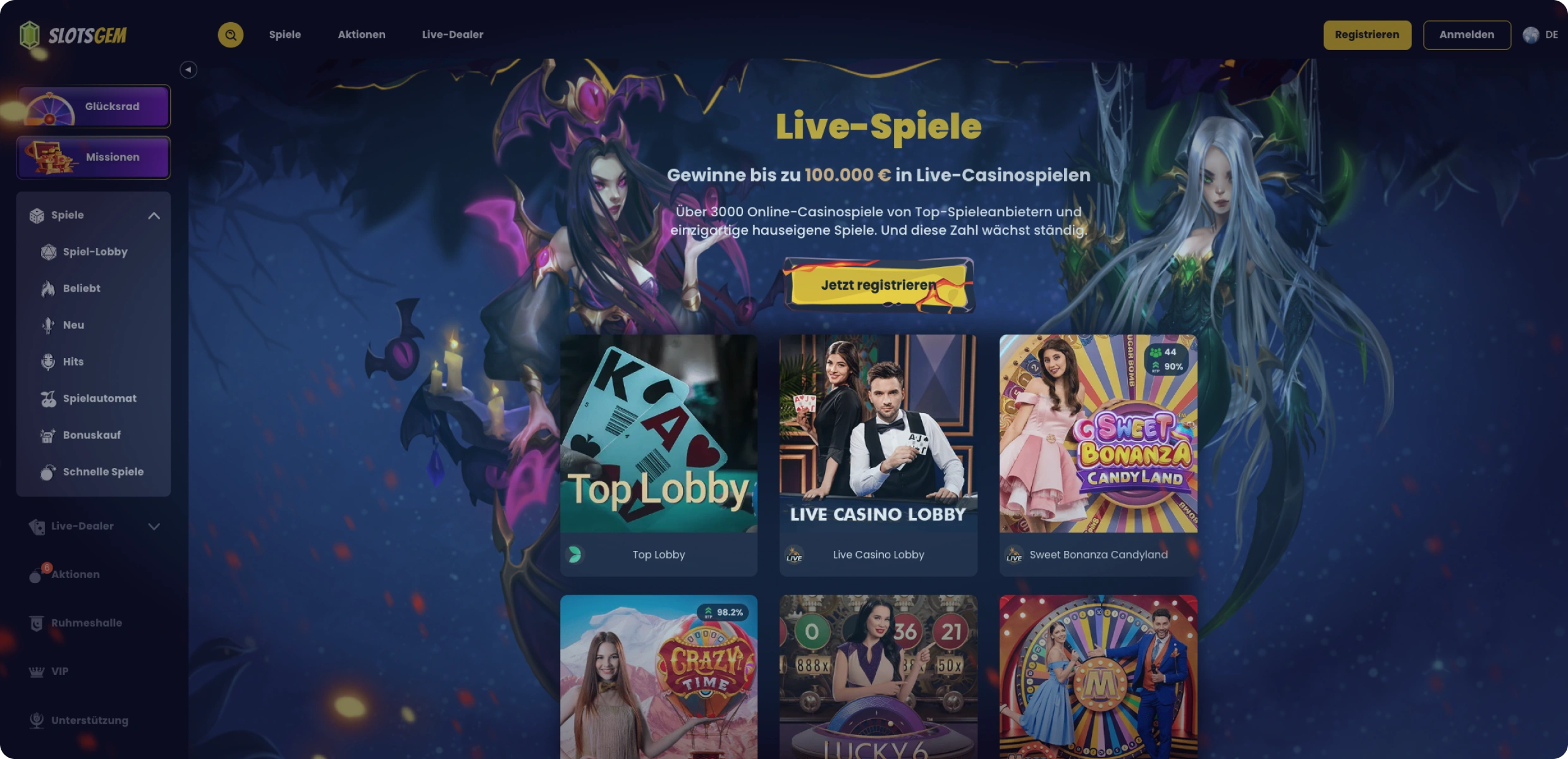 SlotsGem Casino-Plattform SlotsGem Casino-Plattform